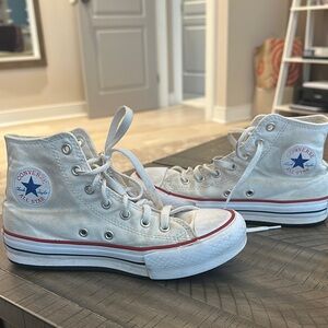 Converse Chuck Taylor White High-Top Sneakers Classic Style